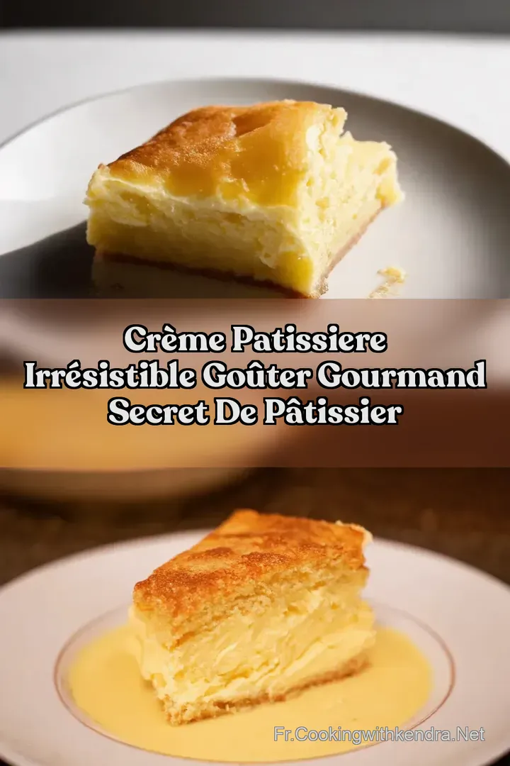 Cr&egrave;me Patissiere Irr&eacute;sistible Go&ucirc;ter Gourmand Secret de P&acirc;tissier