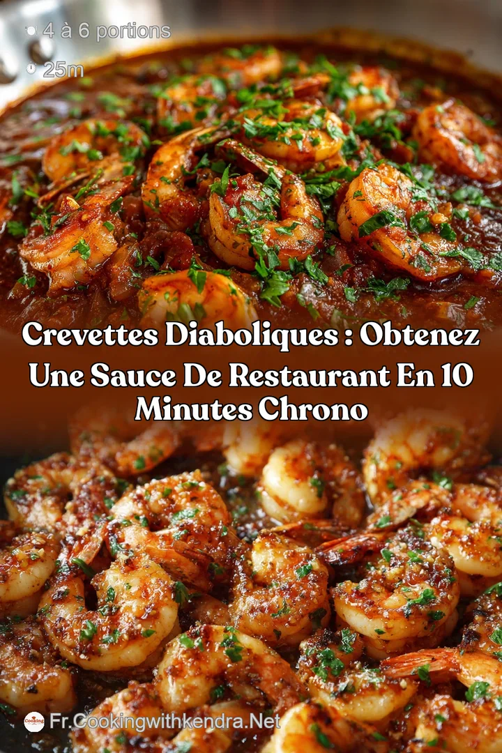 Crevettes Diaboliques : Obtenez une sauce de restaurant en 10 minutes chrono