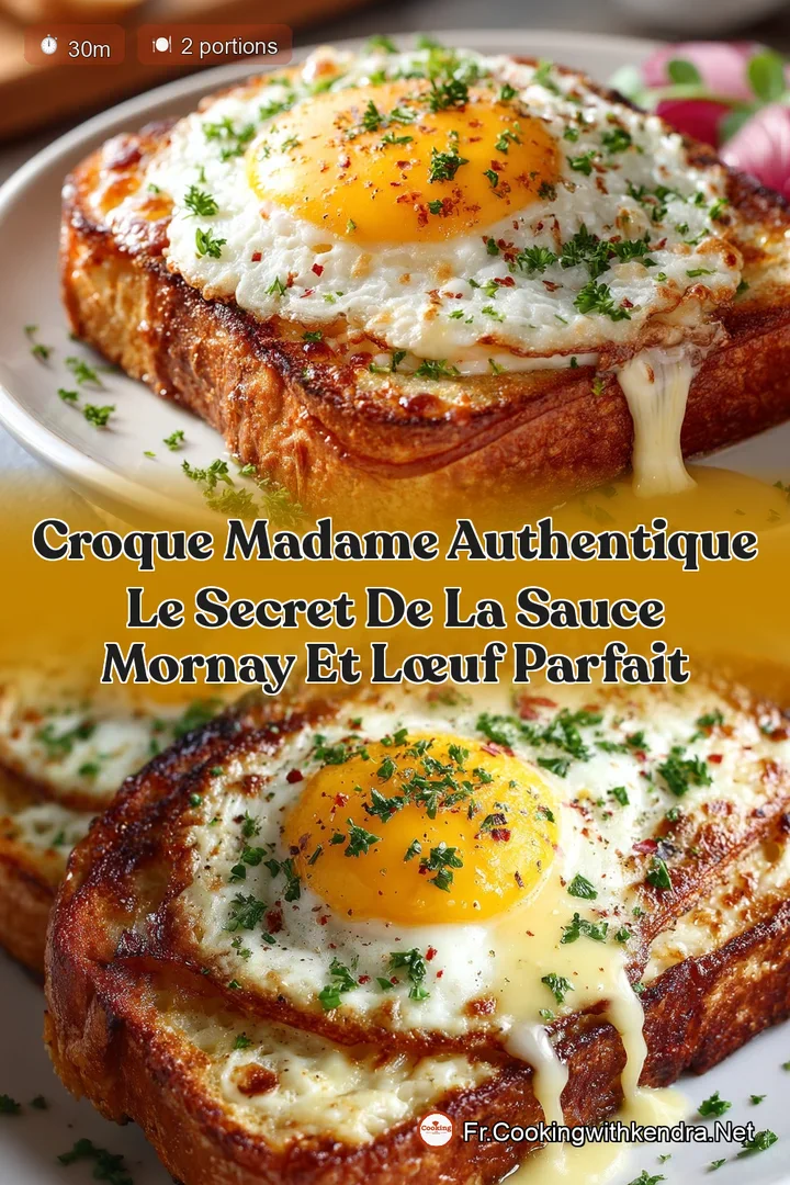 Croque Madame Authentique Le secret de la sauce Mornay et l&oelig;uf parfait