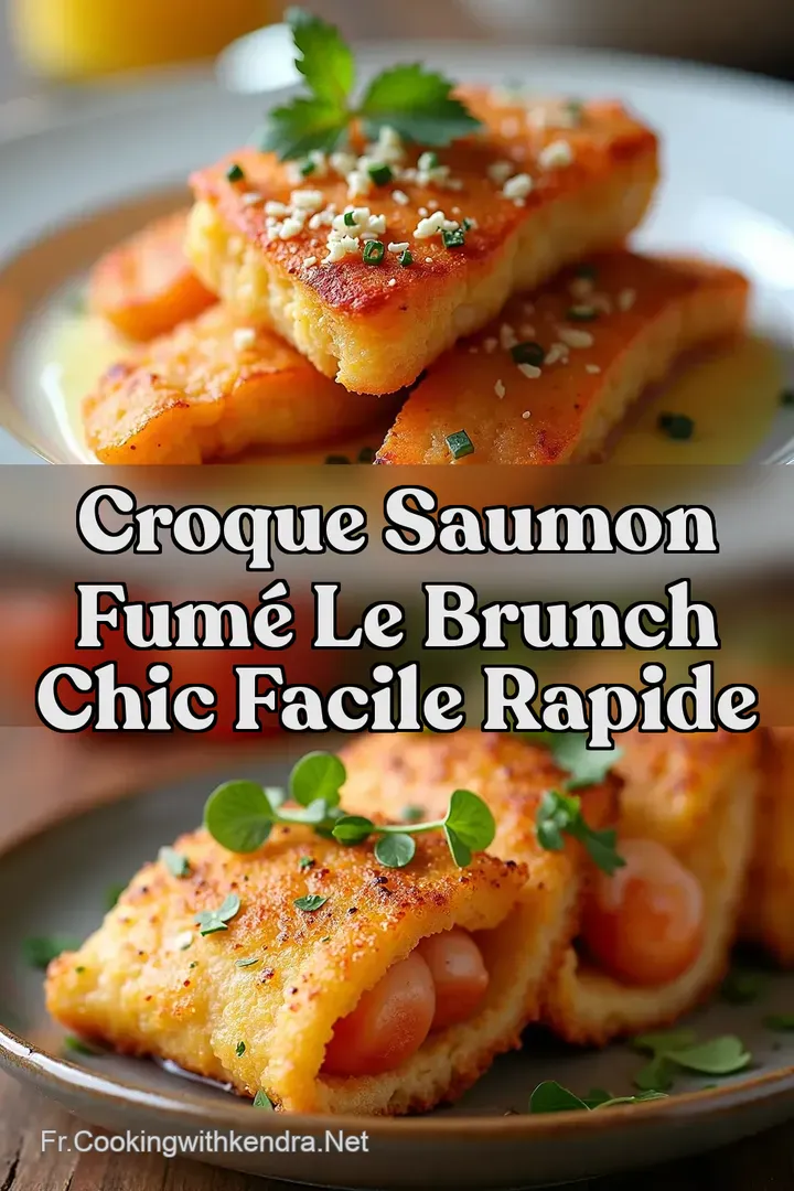 Croque Saumon Fum&eacute; Le Brunch Chic Facile Rapide