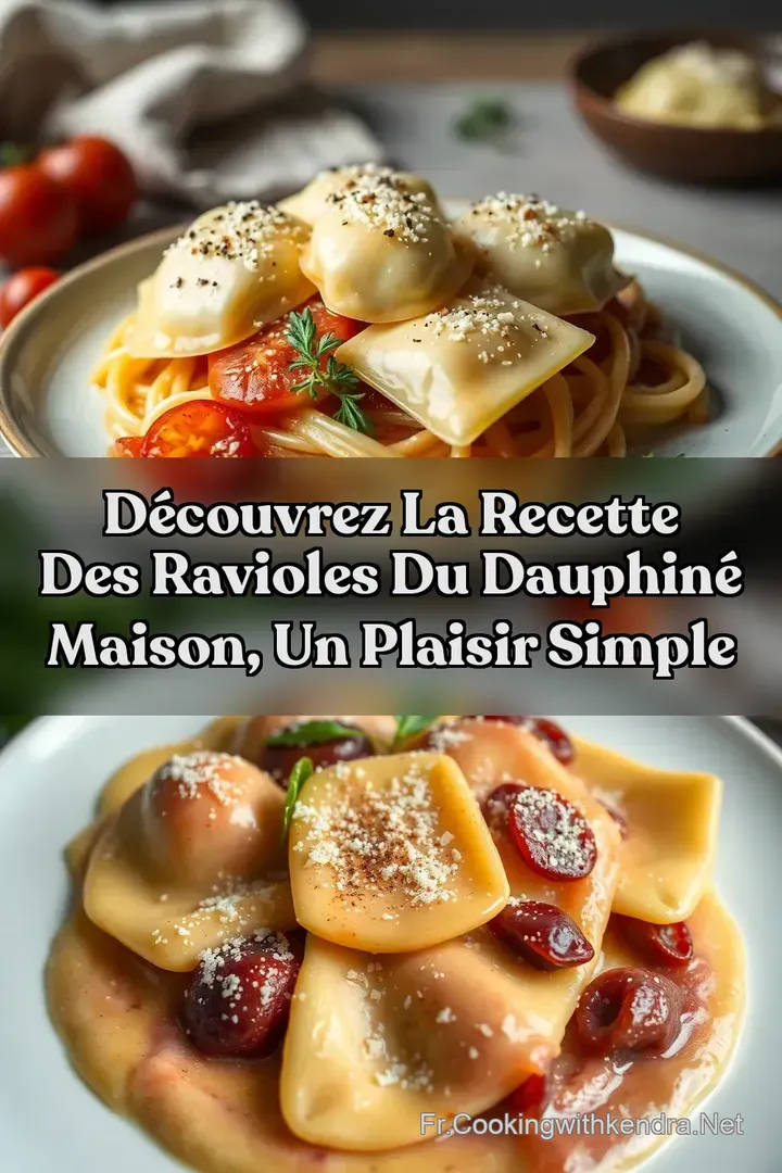 D&eacute;couvrez La recette des Ravioles du Dauphin&eacute; Maison un Plaisir Simple