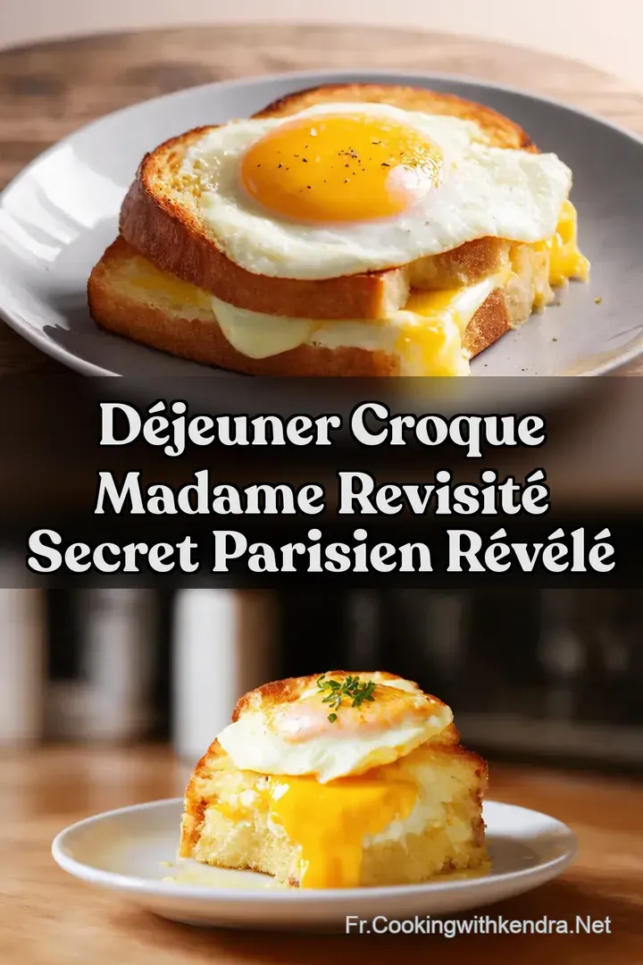 D&eacute;jeuner Croque Madame Revisit&eacute; Secret Parisien R&eacute;v&eacute;l&eacute;