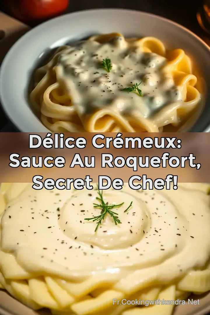 D&eacute;lice Cr&eacute;meux: Sauce au Roquefort Secret de Chef!