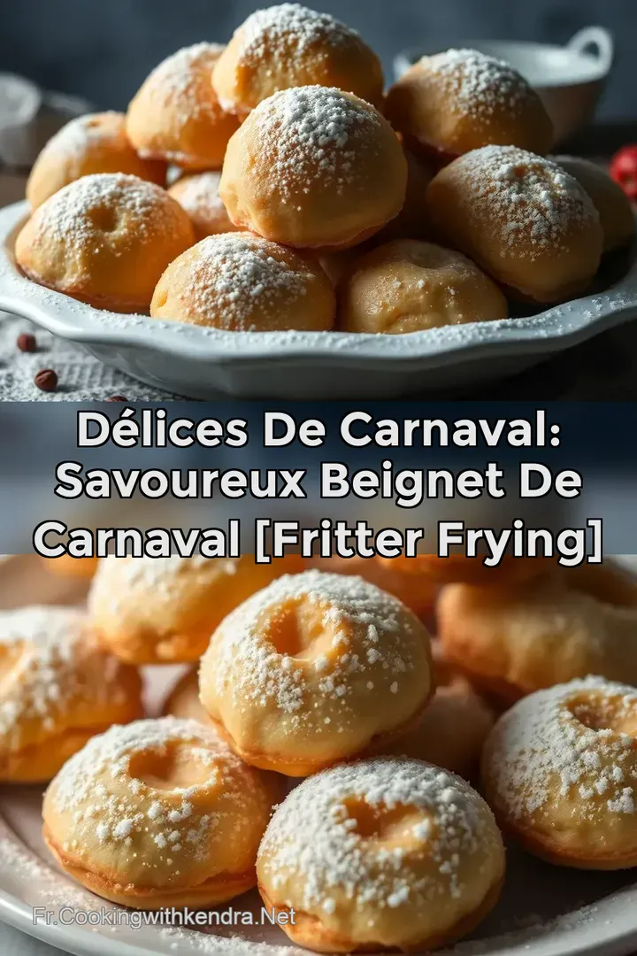 D&eacute;lices de Carnaval: Savoureux Beignet de Carnaval [Fritter Frying]