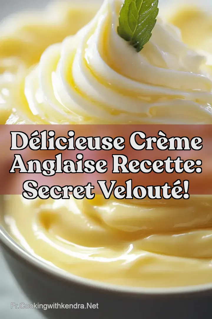 D&eacute;licieuse cr&egrave;me anglaise recette: secret velout&eacute;!