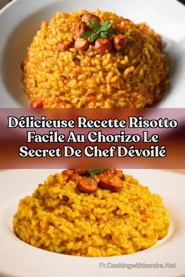 D&eacute;licieuse recette risotto facile au chorizo Le secret de chef d&eacute;voil&eacute;