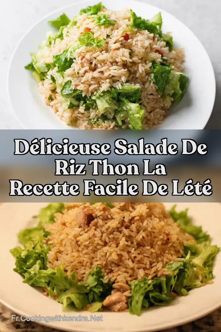D&eacute;licieuse Salade de Riz Thon La Recette Facile de L&eacute;t&eacute;