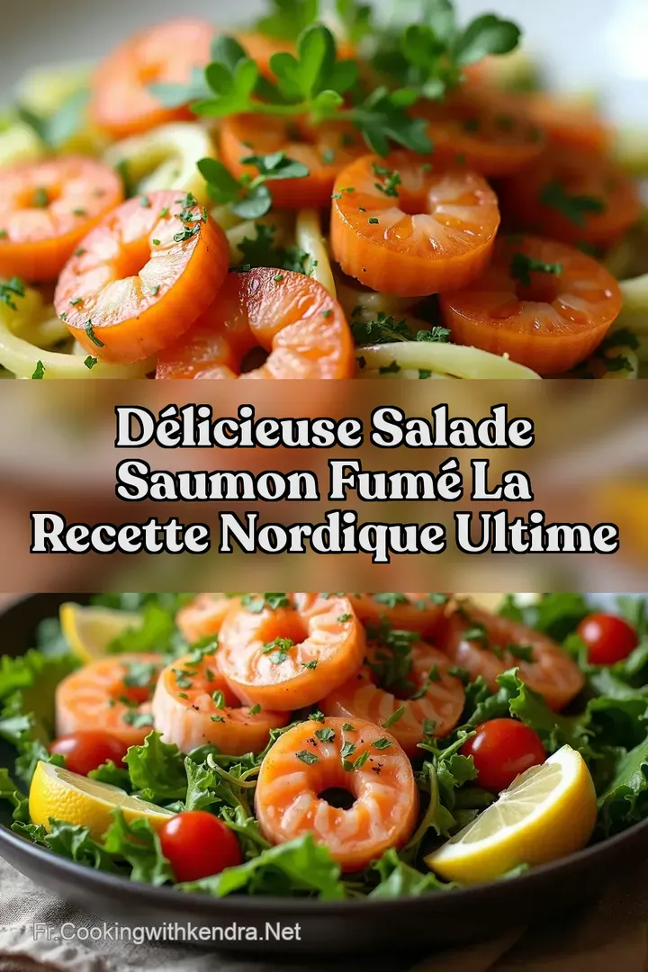 D&eacute;licieuse salade saumon fum&eacute; La recette nordique ultime