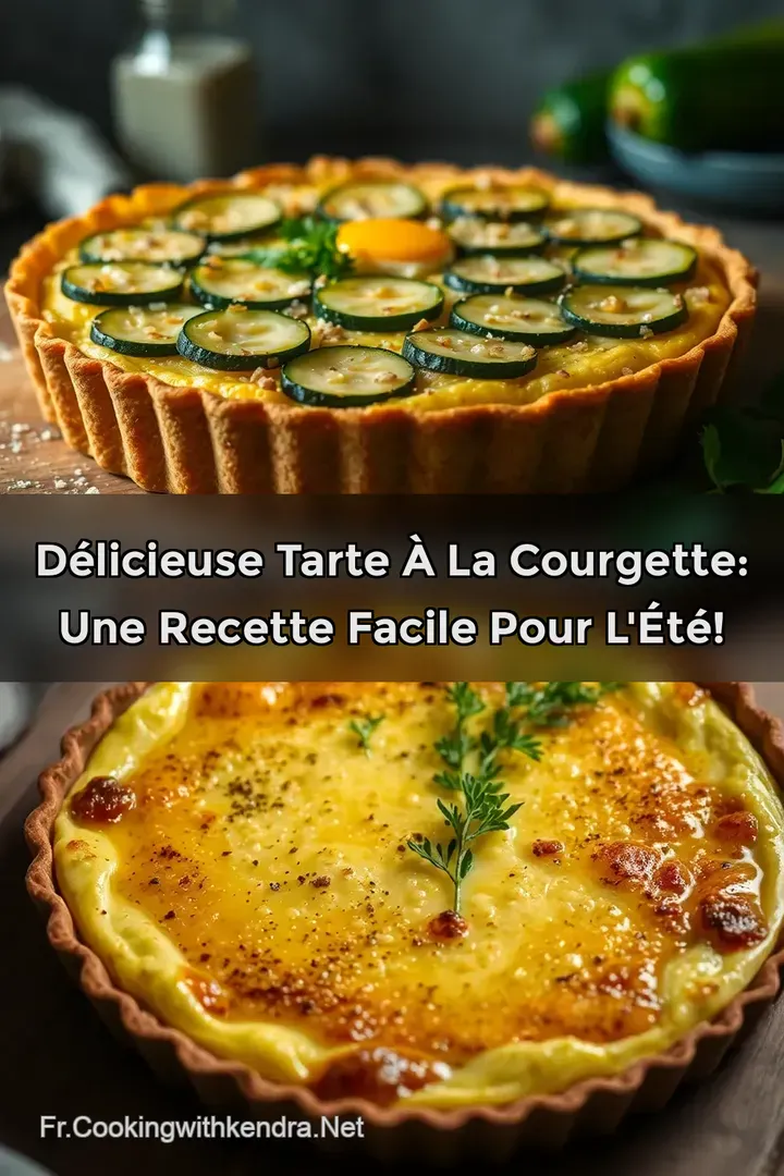 D&eacute;licieuse Tarte &agrave; la Courgette: Une Recette Facile pour l &Eacute;t&eacute;!