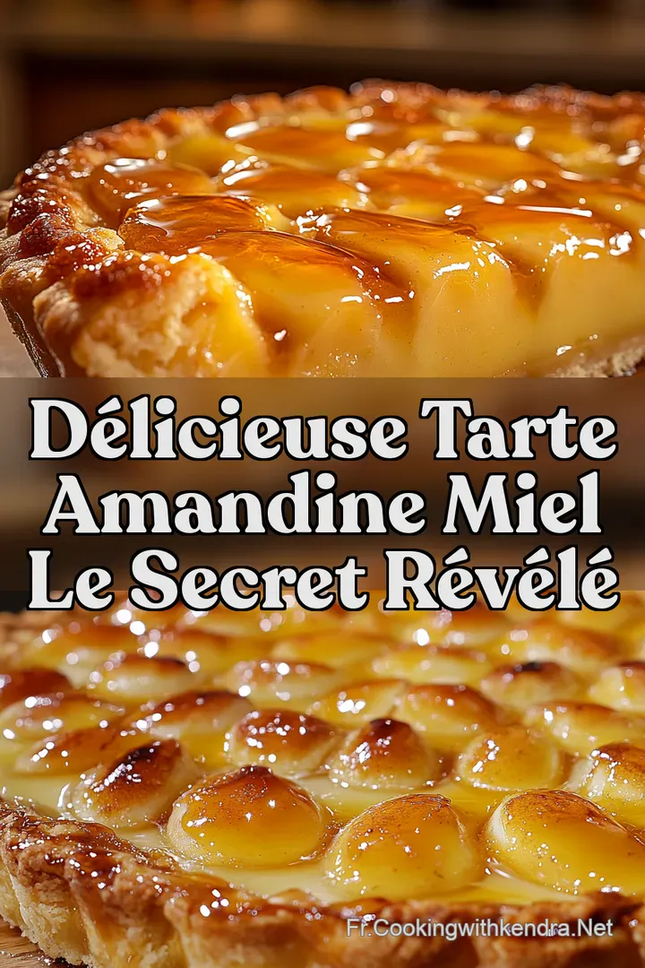 D&eacute;licieuse Tarte Amandine Miel Le Secret R&eacute;v&eacute;l&eacute;