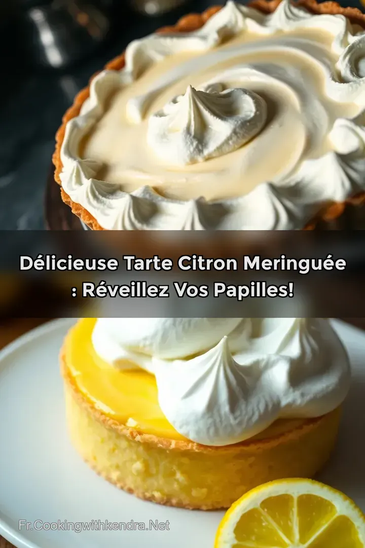 D&eacute;licieuse Tarte Citron Meringu&eacute;e : R&eacute;veillez vos Papilles!