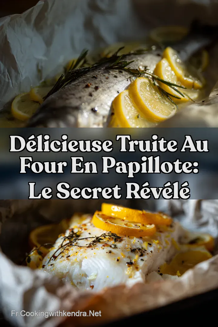 D&Eacute;LICIEUSE Truite au Four en Papillote: Le Secret R&eacute;v&eacute;l&eacute;