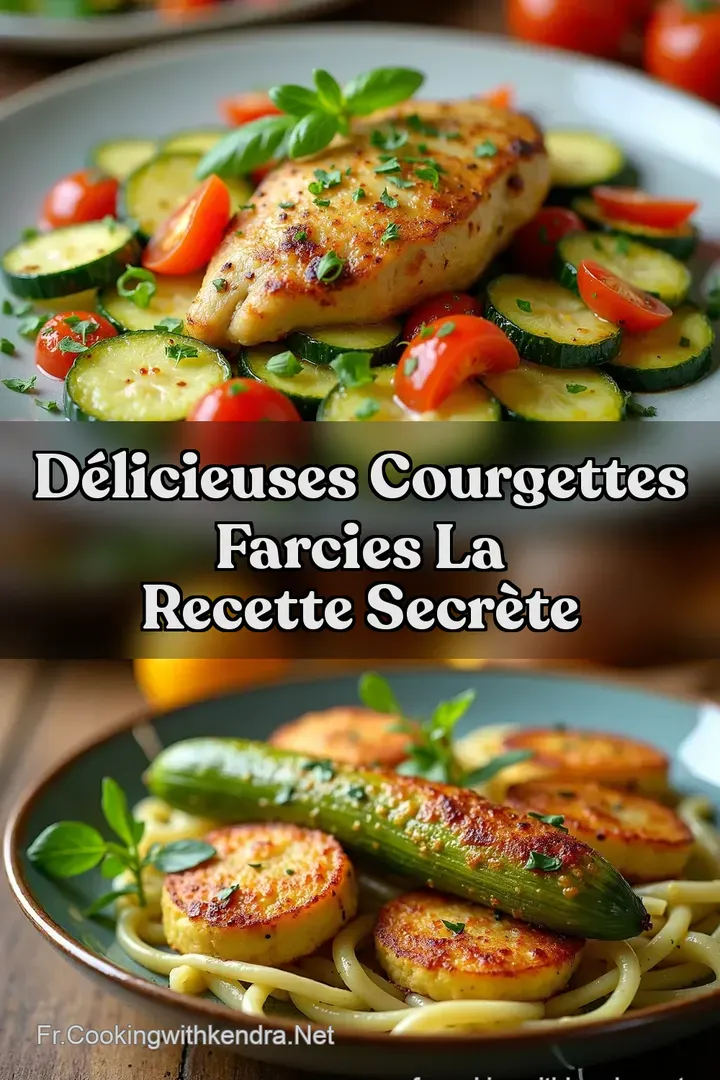D&eacute;licieuses Courgettes Farcies La Recette Secr&egrave;te