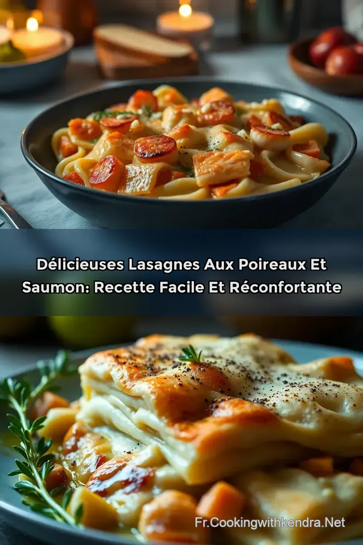D&eacute;licieuses Lasagnes aux Poireaux et Saumon: Recette Facile et R&eacute;confortante