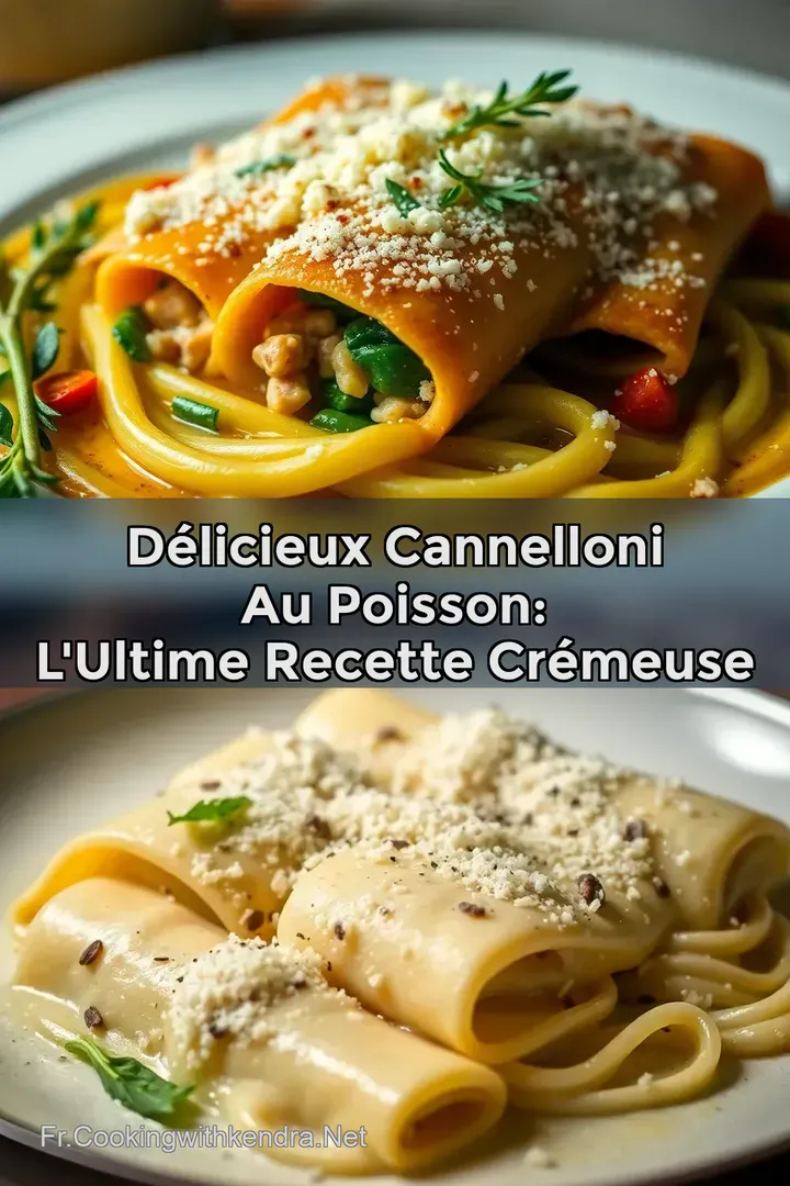 D&eacute;licieux Cannelloni au Poisson: L ultime recette cr&eacute;meuse