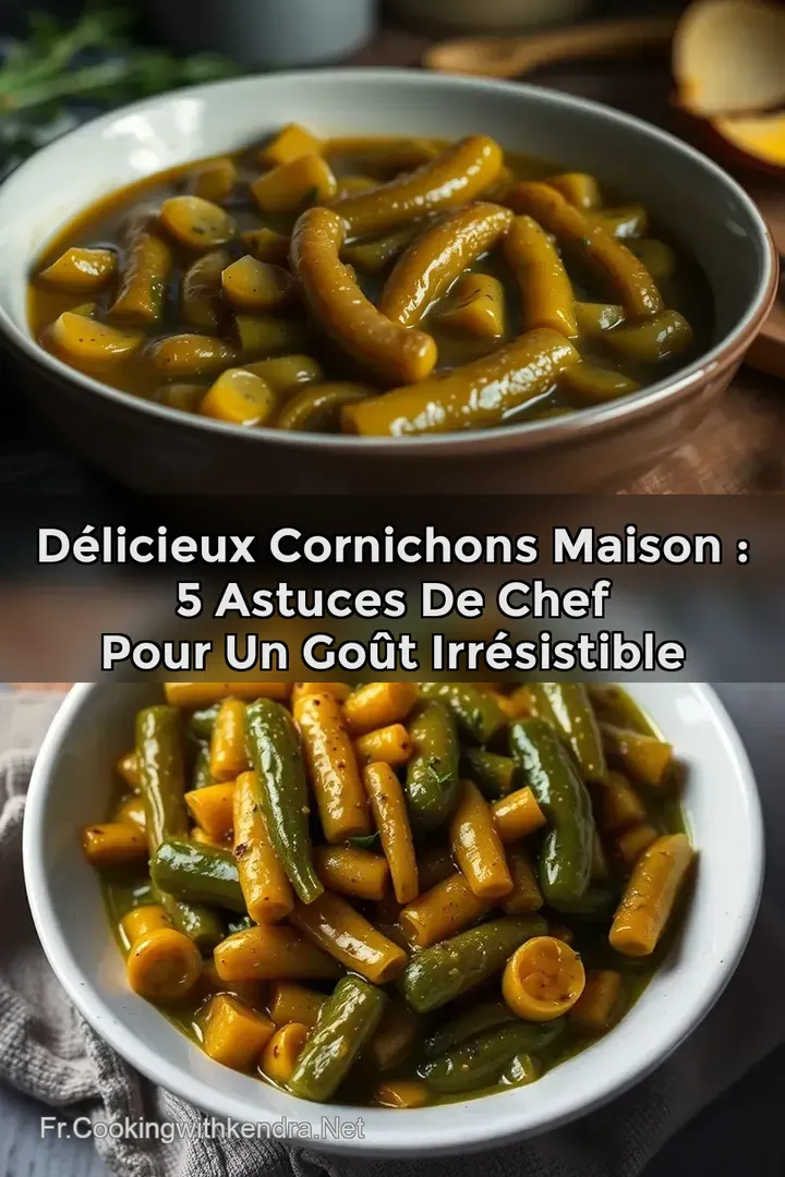 D&eacute;licieux Cornichons Maison : 5 Astuces de Chef pour un Go&ucirc;t Irr&eacute;sistible