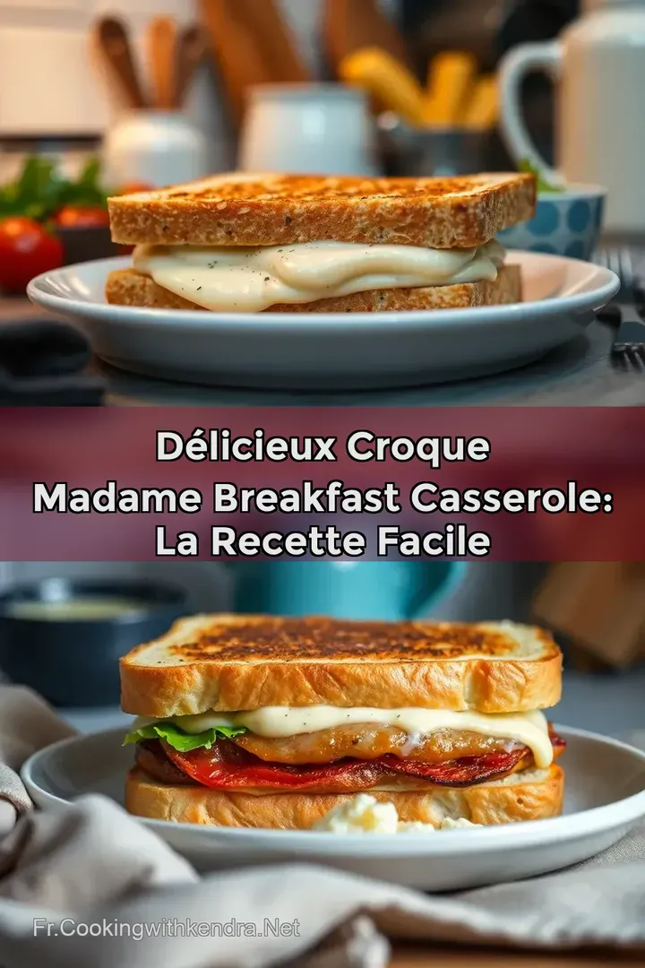 D&eacute;licieux Croque Madame Breakfast Casserole: La Recette Facile