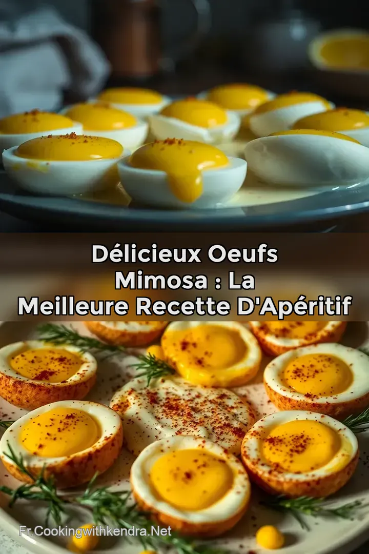 D&eacute;licieux Oeufs Mimosa : La Meilleure Recette d Ap&eacute;ritif