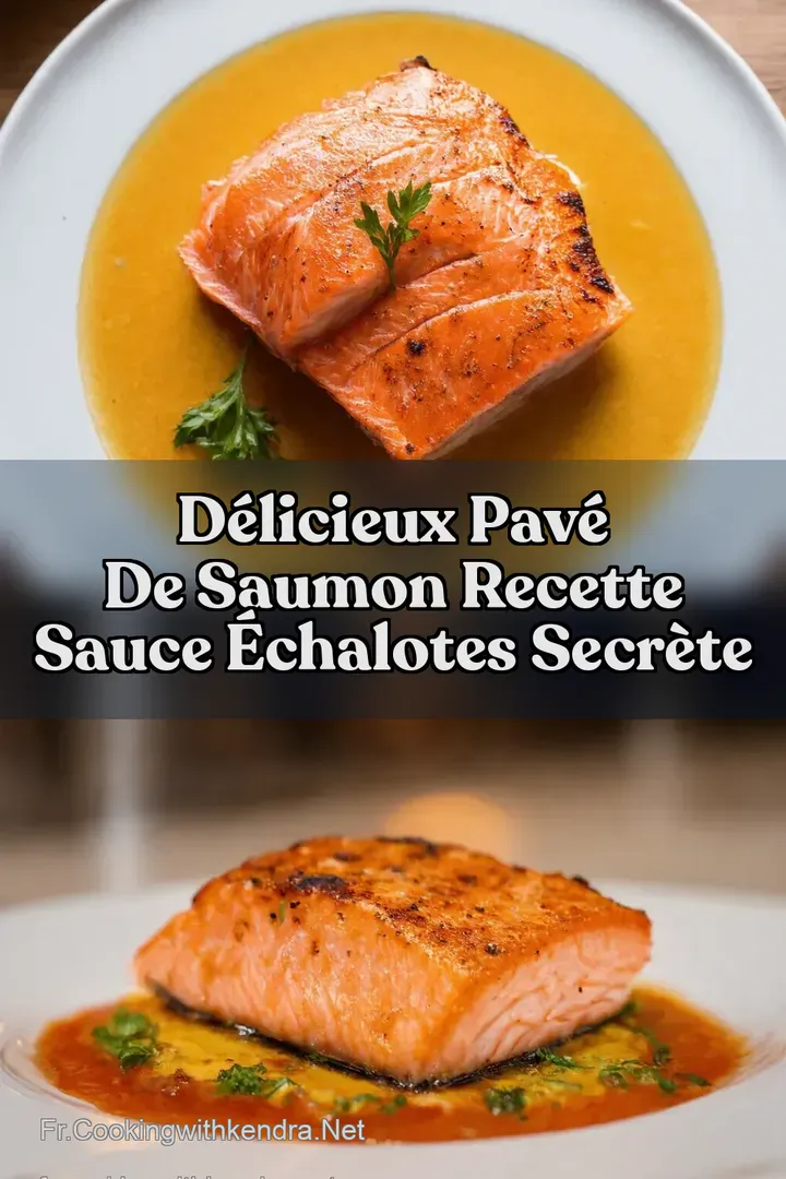 D&eacute;licieux Pav&eacute; de Saumon Recette Sauce &Eacute;chalotes Secr&egrave;te