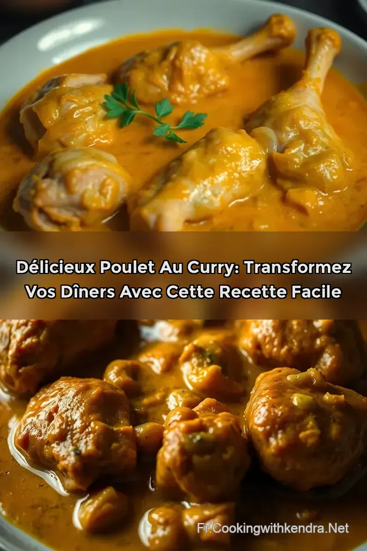 D&eacute;licieux Poulet au Curry: Transformez Vos D&icirc;ners avec Cette Recette Facile