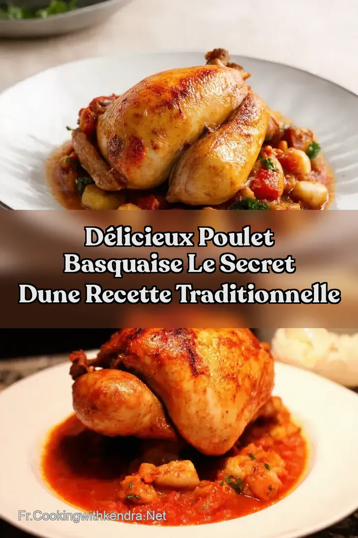 D&eacute;licieux Poulet Basquaise Le Secret dune Recette Traditionnelle