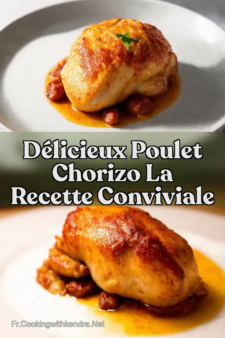 D&eacute;licieux Poulet Chorizo LA Recette Conviviale