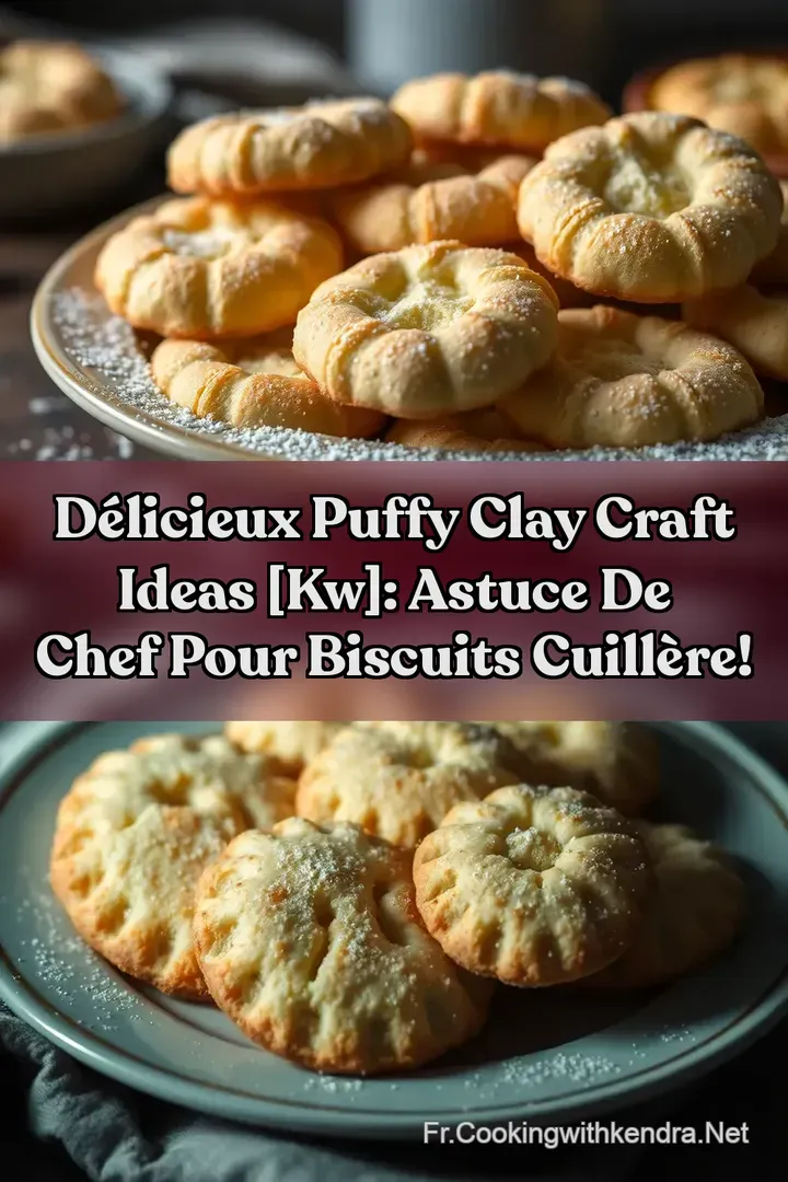 D&eacute;licieux Puffy Clay Craft Ideas [kw]: Astuce de Chef pour Biscuits Cuill&egrave;re!