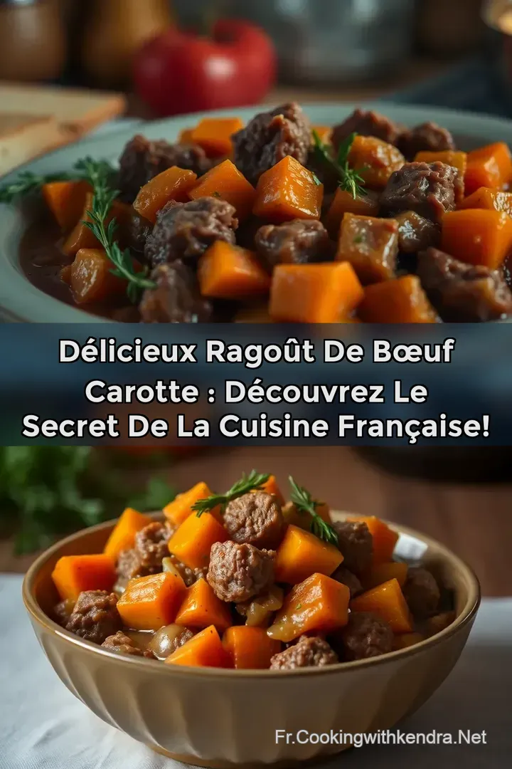 D&eacute;licieux Rago&ucirc;t de B&oelig;uf Carotte : D&eacute;couvrez le Secret de la Cuisine Fran&ccedil;aise!