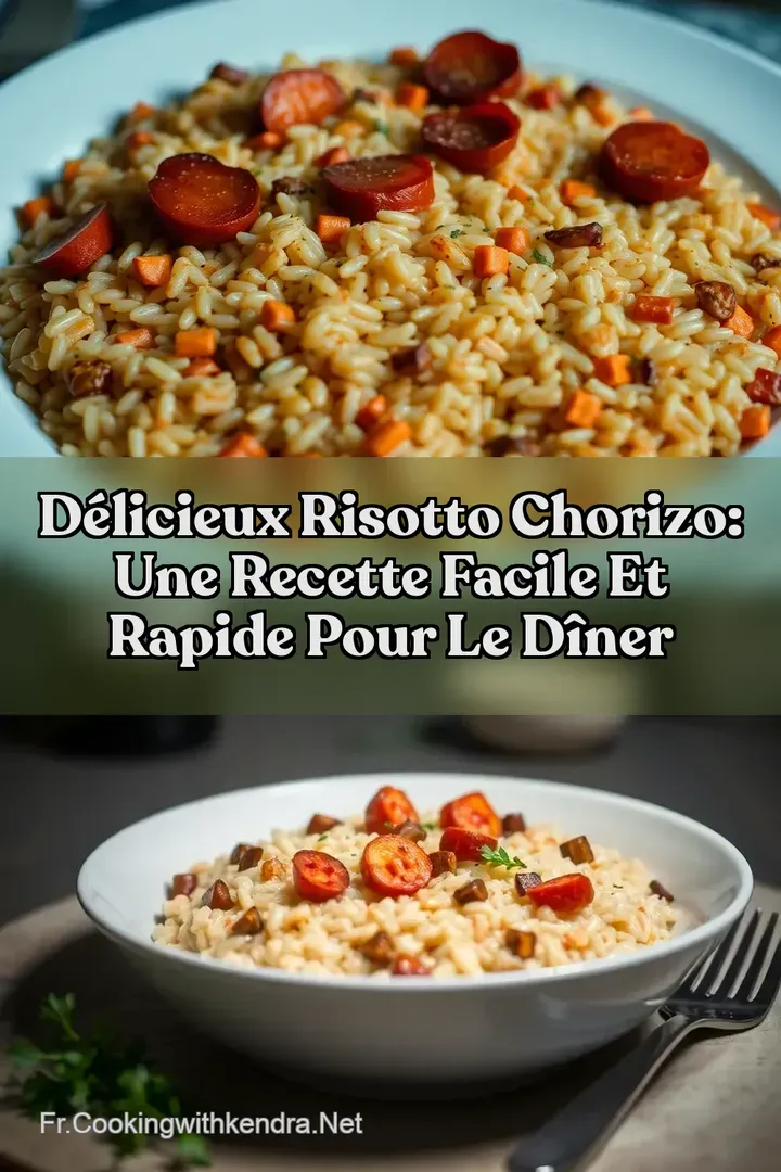 D&eacute;licieux Risotto Chorizo: Une Recette Facile Et Rapide Pour Le D&icirc;ner