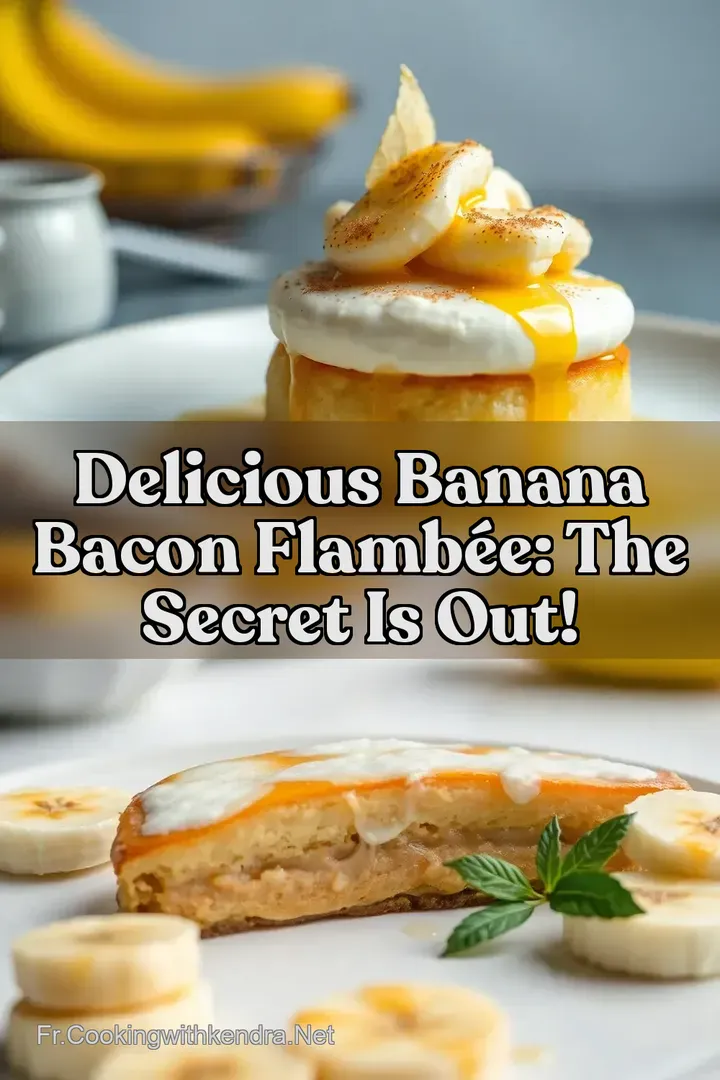 Delicious Banana Bacon Flamb&eacute;e: The Secret Is Out!