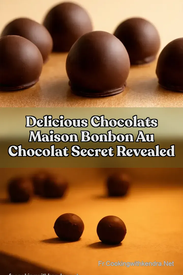 Delicious Chocolats Maison Bonbon au Chocolat Secret Revealed