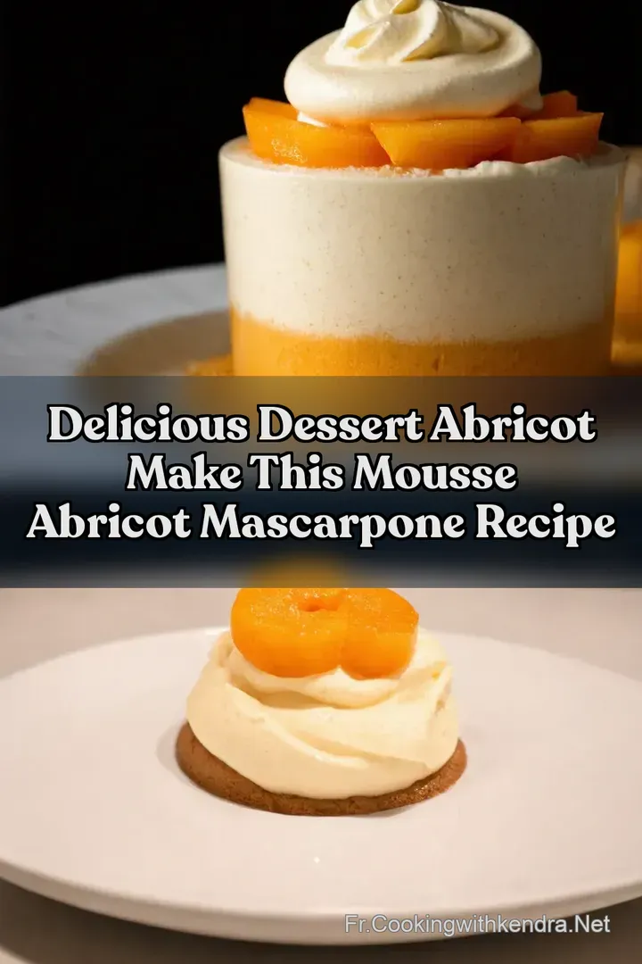 Delicious Dessert Abricot Make This Mousse Abricot Mascarpone Recipe