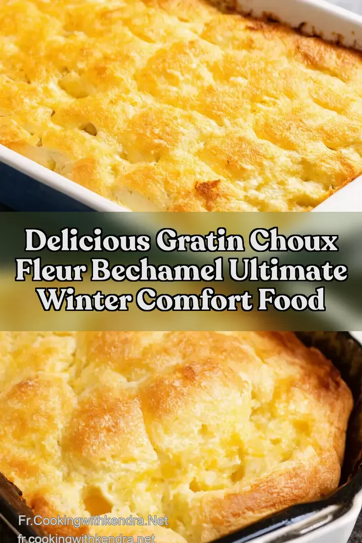 Delicious Gratin Choux Fleur Bechamel Ultimate Winter Comfort Food