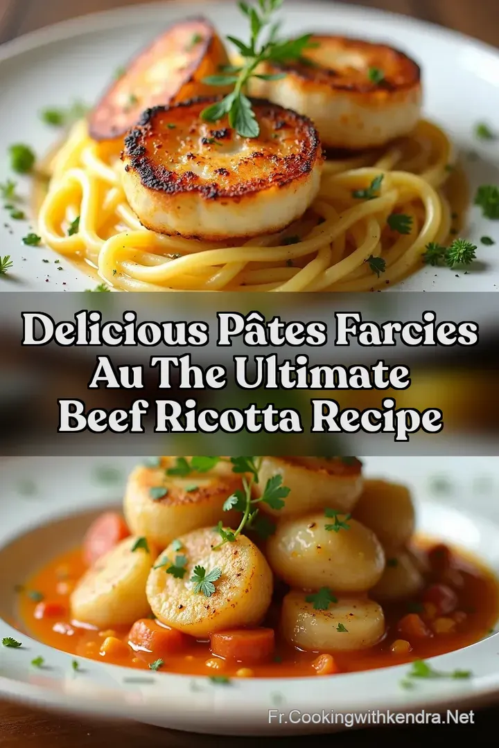 Delicious P&acirc;tes farcies au The Ultimate Beef Ricotta Recipe