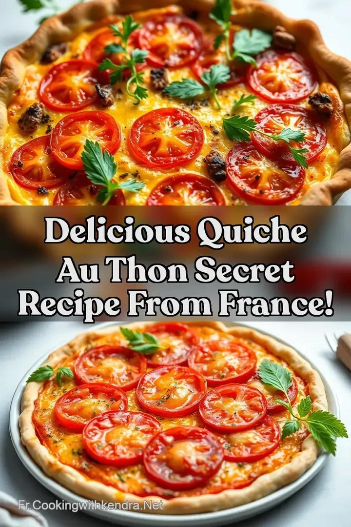 Delicious Quiche Au Thon Secret Recipe From France!