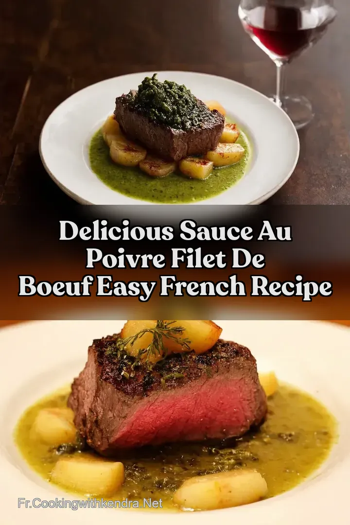 Delicious Sauce au Poivre Filet de Boeuf Easy French Recipe