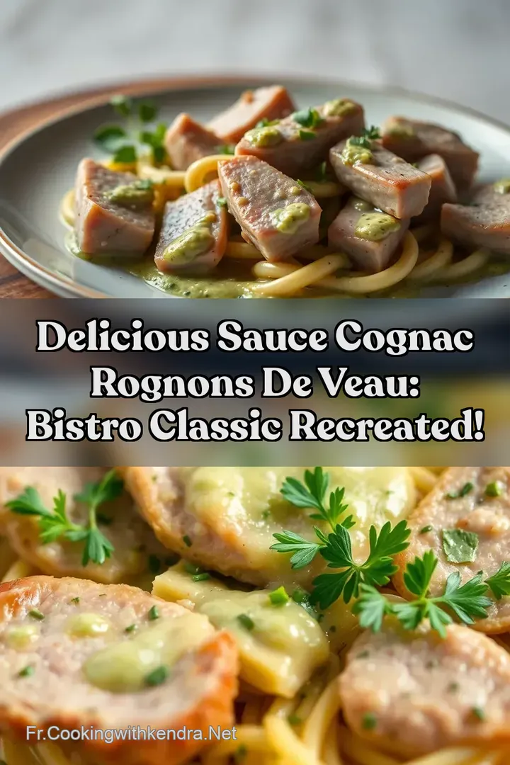 Delicious Sauce Cognac Rognons de Veau: Bistro Classic Recreated!