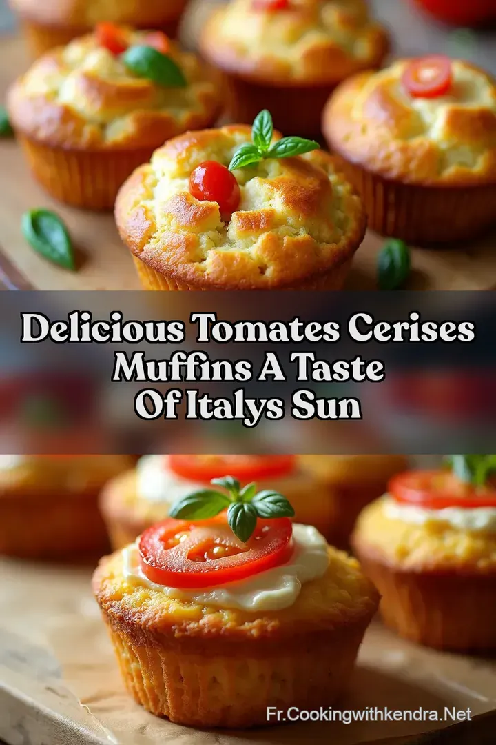Delicious Tomates Cerises Muffins A Taste of Italys Sun