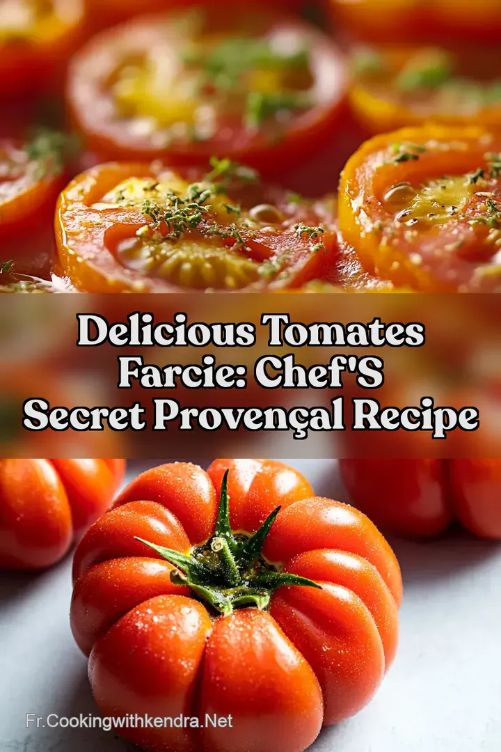 Delicious Tomates Farcie: Chef s Secret Proven&ccedil;al Recipe