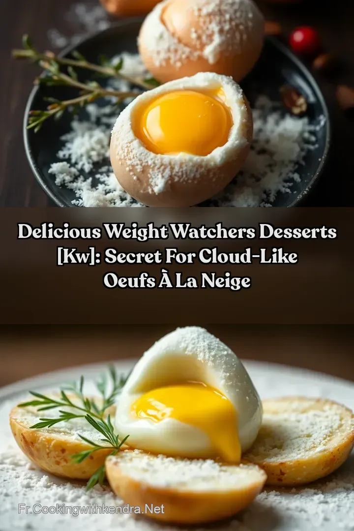 Delicious Weight Watchers Desserts [kw]: Secret for Cloud-Like Oeufs &agrave; la Neige