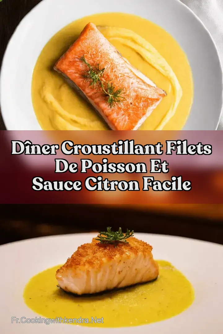 D&icirc;ner Croustillant Filets de Poisson et Sauce Citron Facile