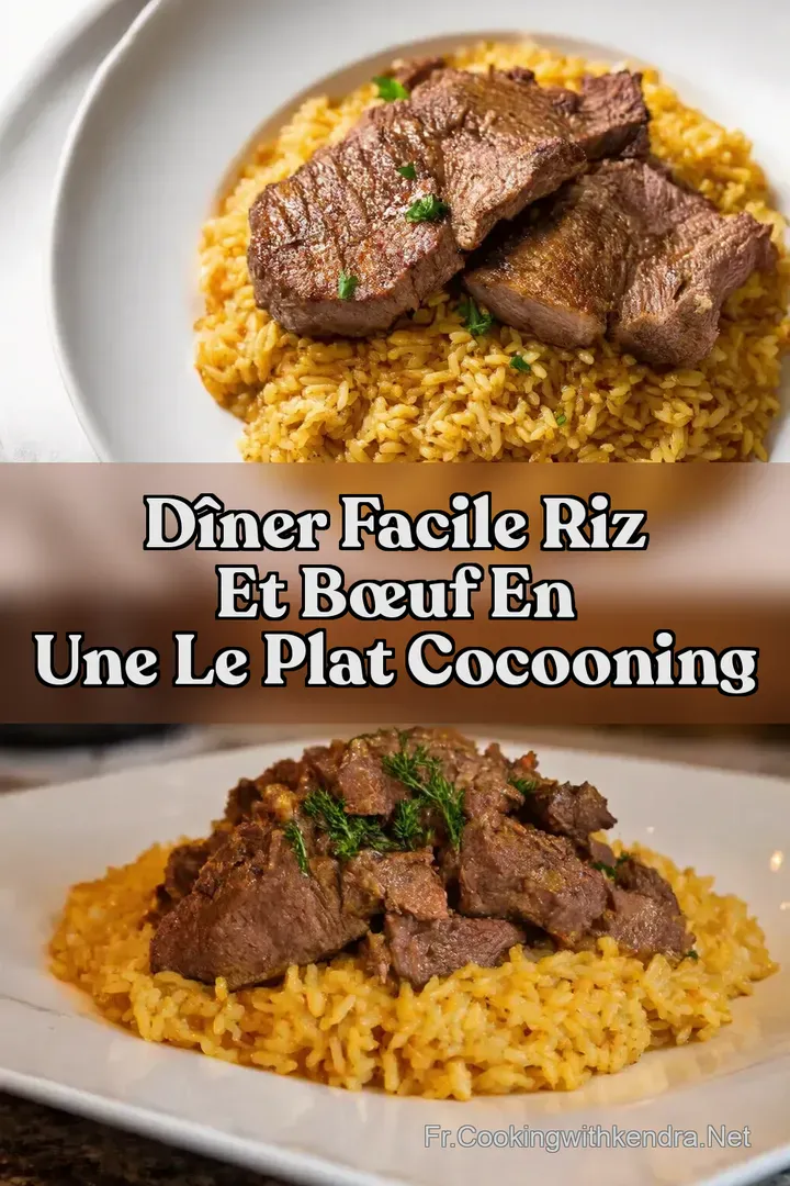 D&icirc;ner Facile Riz et B&oelig;uf en Une Le Plat Cocooning