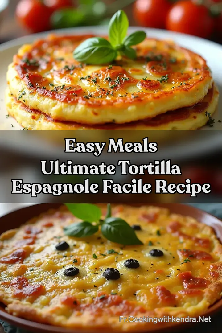 Easy Meals Ultimate Tortilla Espagnole Facile Recipe