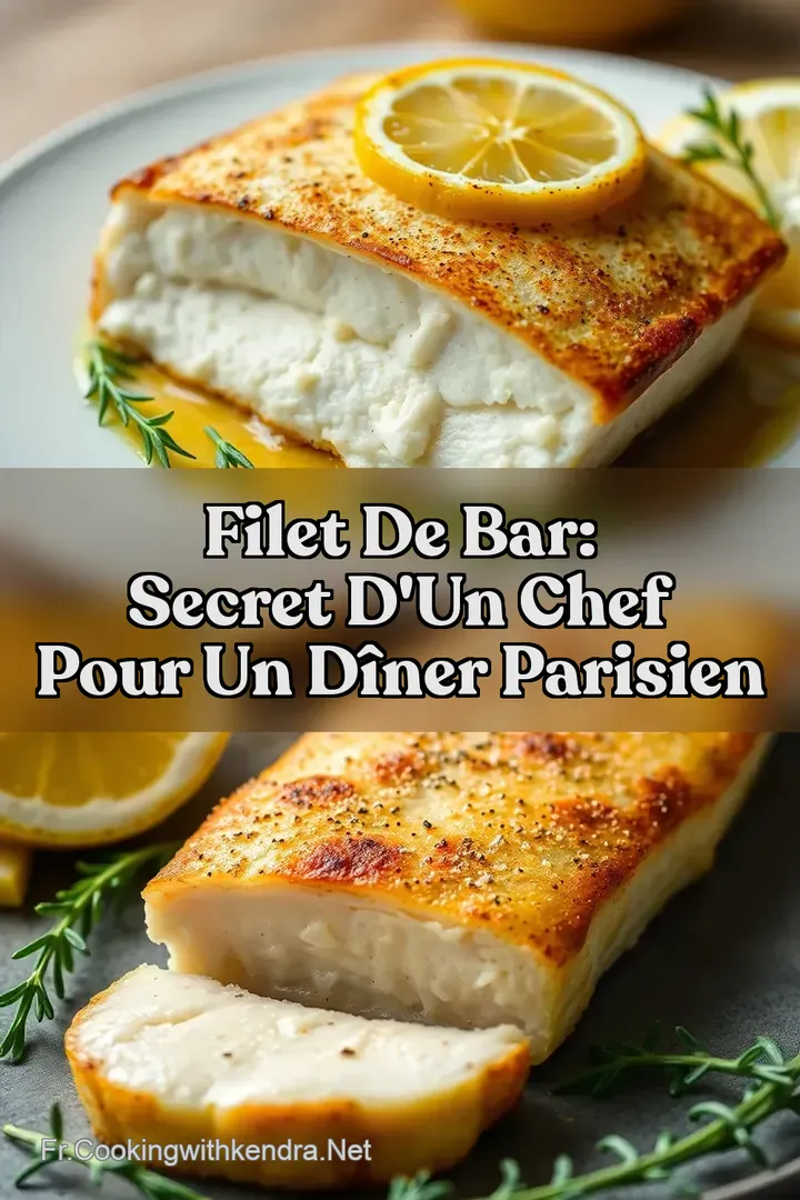Filet de Bar: Secret d un Chef pour un D&icirc;ner Parisien