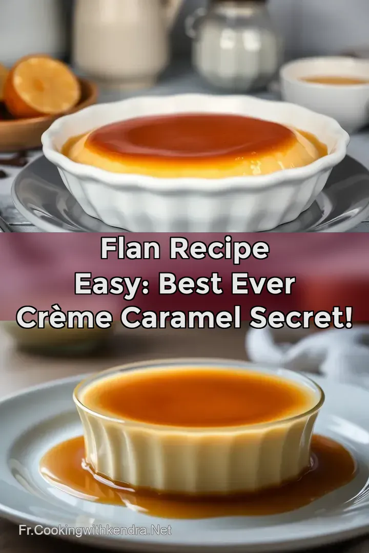Flan Recipe Easy: Best Ever Cr&egrave;me Caramel Secret!
