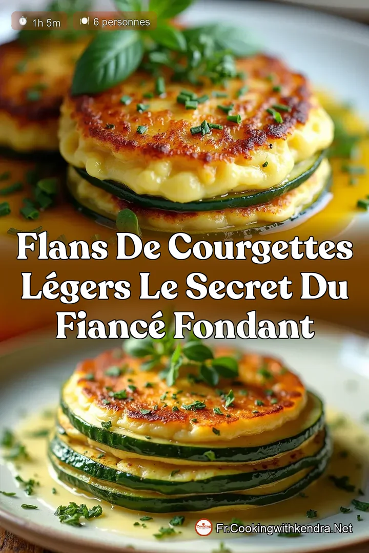 Flans de Courgettes L&eacute;gers Le Secret du Fianc&eacute; Fondant