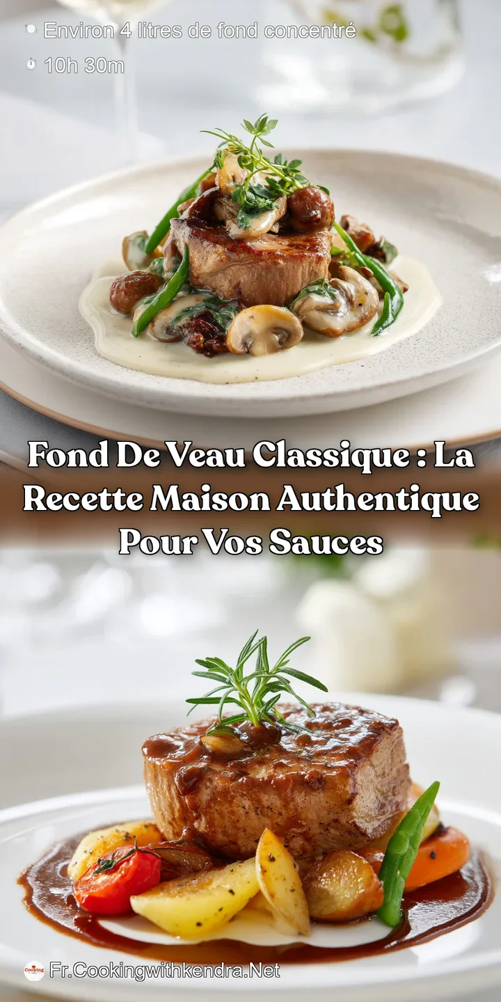 Fond de Veau Classique : La Recette Maison Authentique pour Vos Sauces