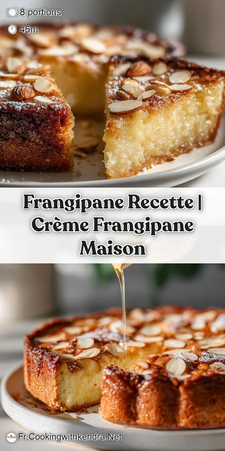 Close-up reveals a sweet almond-flavored cream baked in a golden, flaky crust, ready to be devoured.