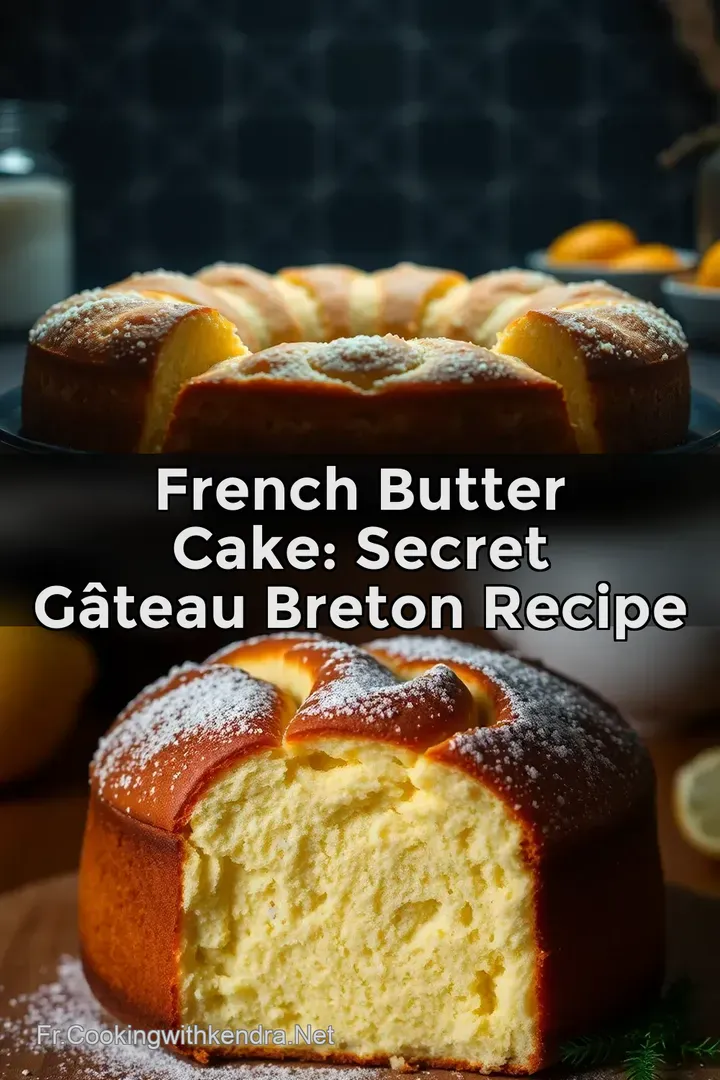 French Butter Cake: Secret G&acirc;teau Breton Recipe