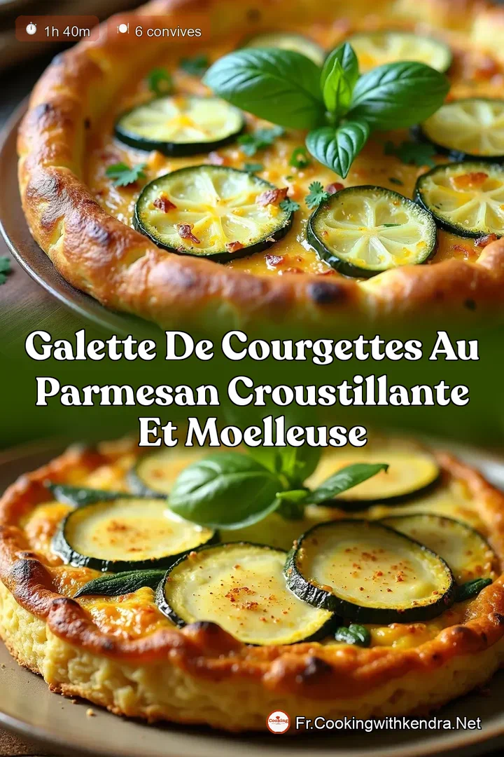 Galette de Courgettes au Parmesan Croustillante et Moelleuse